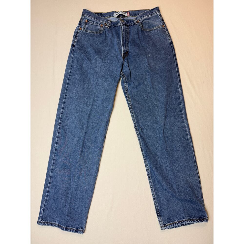 Mens Levi’s 550 Relaxed Fit 34x32 Blue‎ Denim Jeans Classic Straight